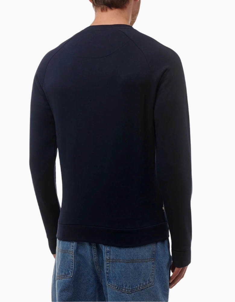 Aquascutum Active Patch Crewneck Navy Blue