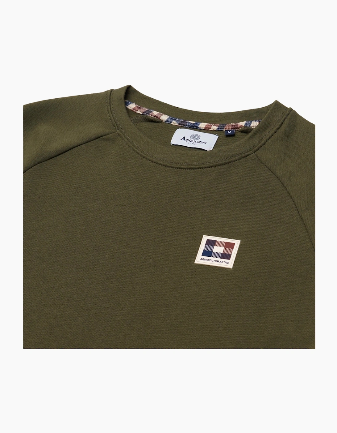 Aquascutum Active Patch Crewneck Army Green