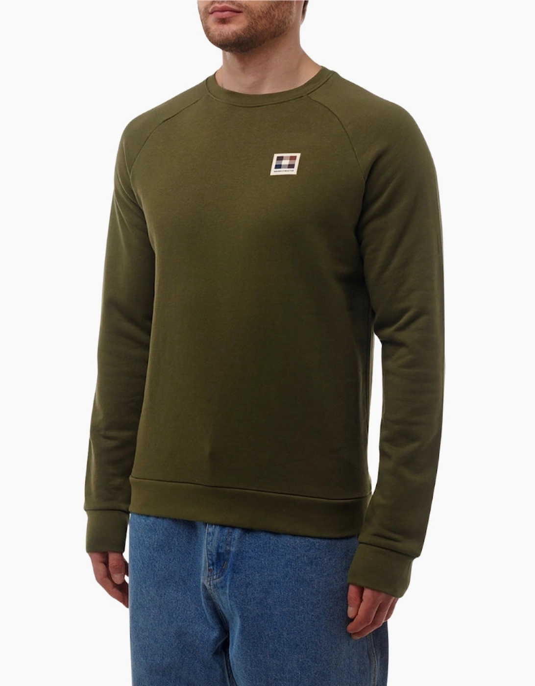 Aquascutum Active Patch Crewneck Army Green