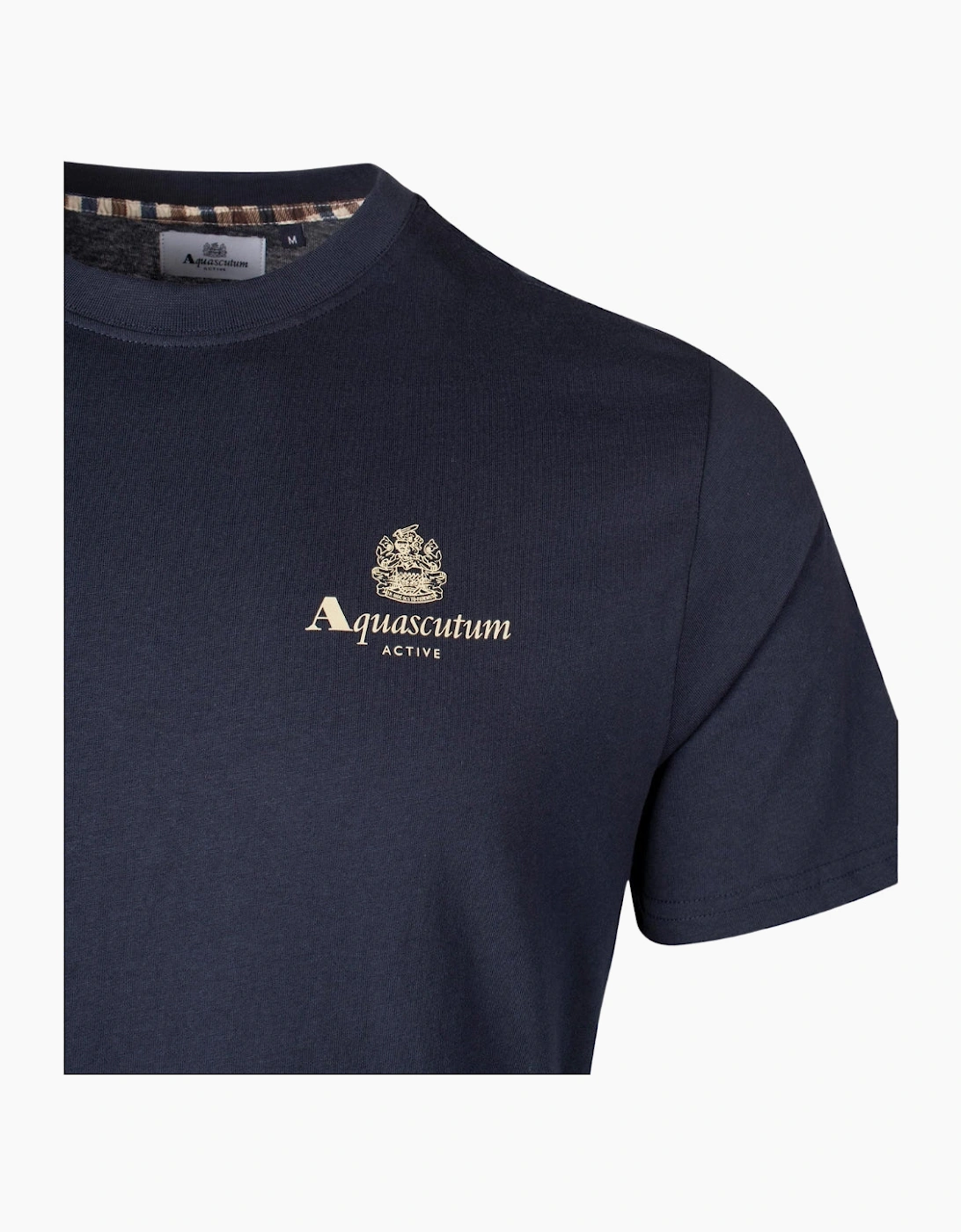 Aquascutum Active Small Logo T-Shirt Navy