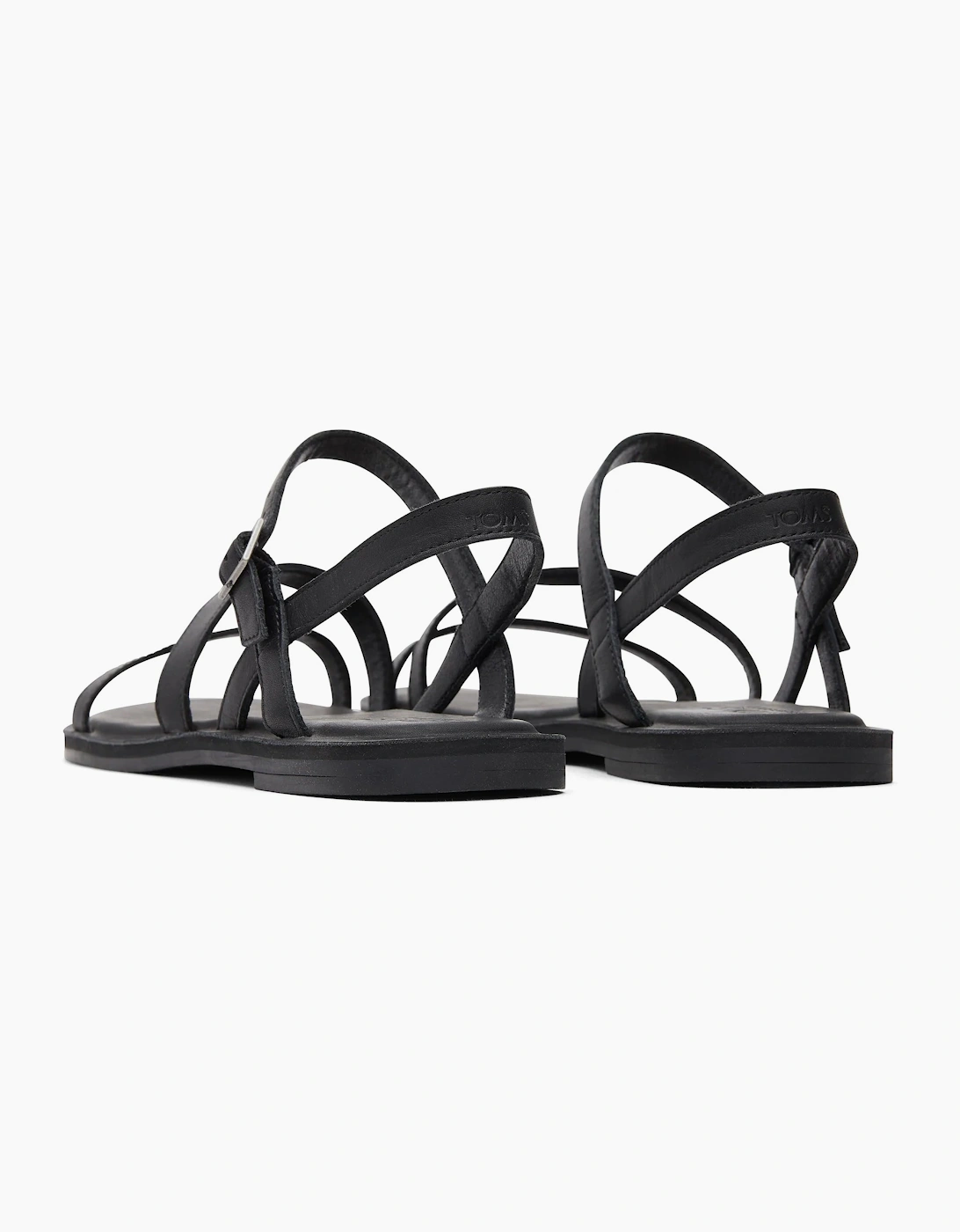 TOMS KIRA Womens Ankle Strap Sandals Black