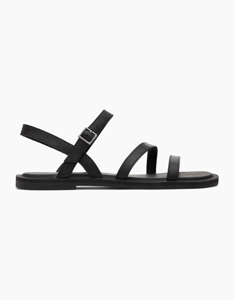 TOMS KIRA Womens Ankle Strap Sandals Black