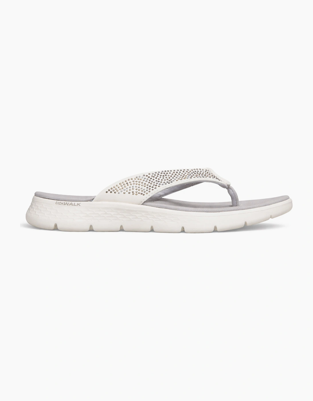 Skechers GO WALK FLEX SANDAL - MAREN Womens Toe-Post Sandals White