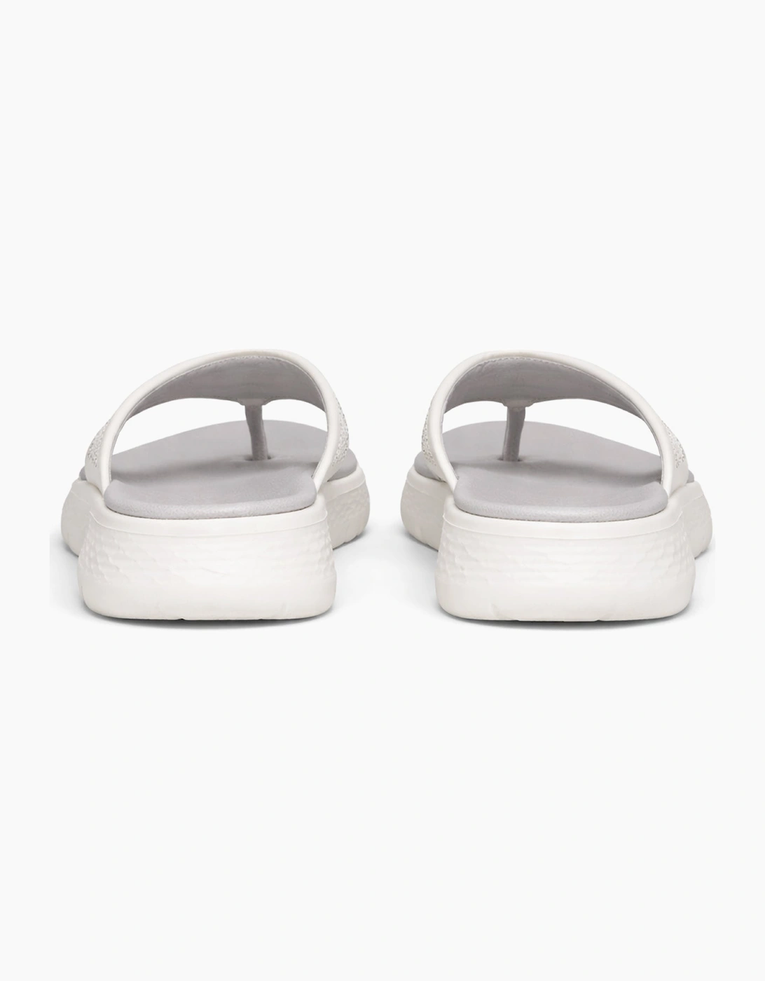 Skechers GO WALK FLEX SANDAL - MAREN Womens Toe-Post Sandals White