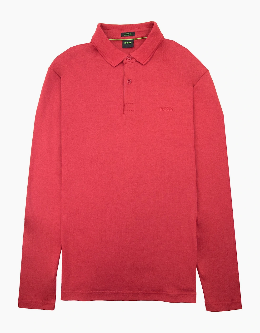 Hugo Boss Pirol Regular Fit L/s Polo Red 616, 5 of 4