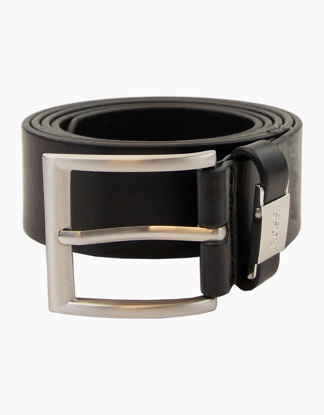Hugo Boss Connio Branded Metal Trim Belt Black 001, 4 of 3