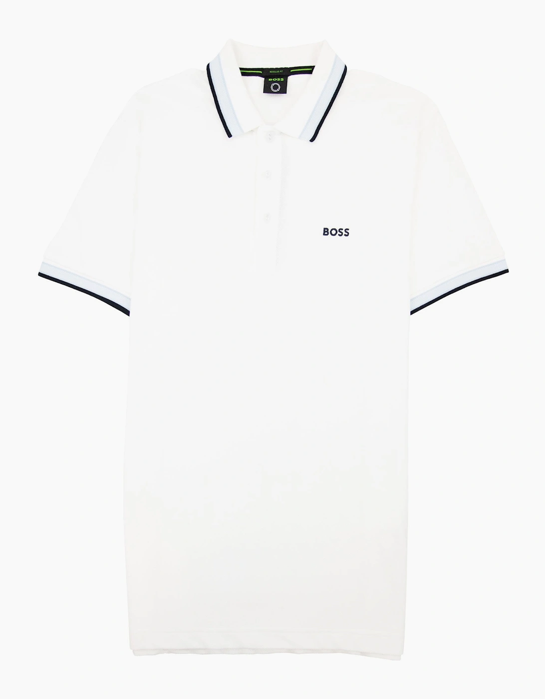 Hugo Boss Paddy Embroidered Logo Polo White 103