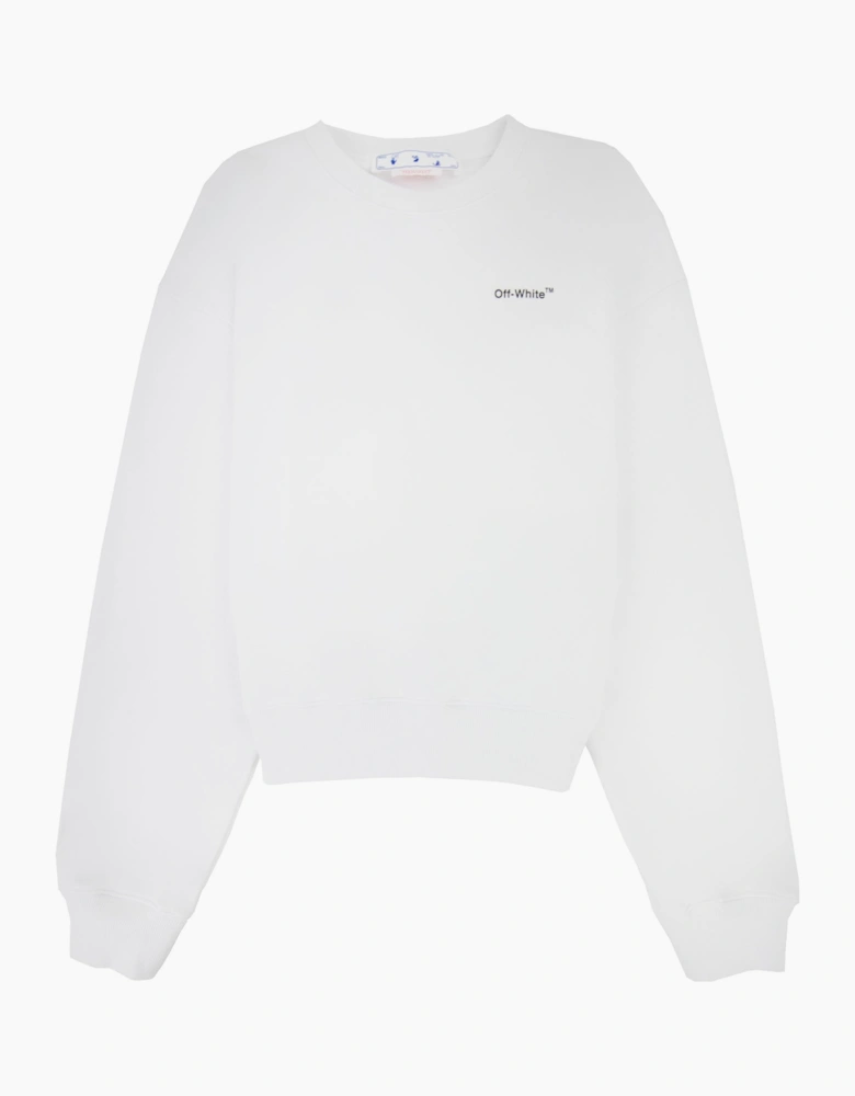 Off White Caravage Arrow Over Crewneck Sweatshirt White/black