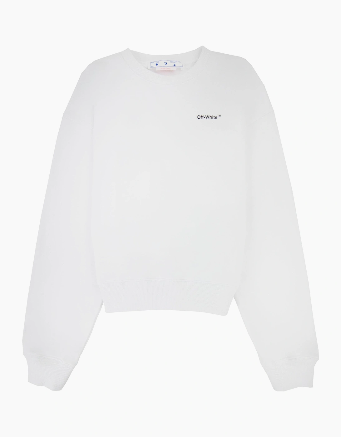 Off White Caravage Arrow Over Crewneck Sweatshirt White/black