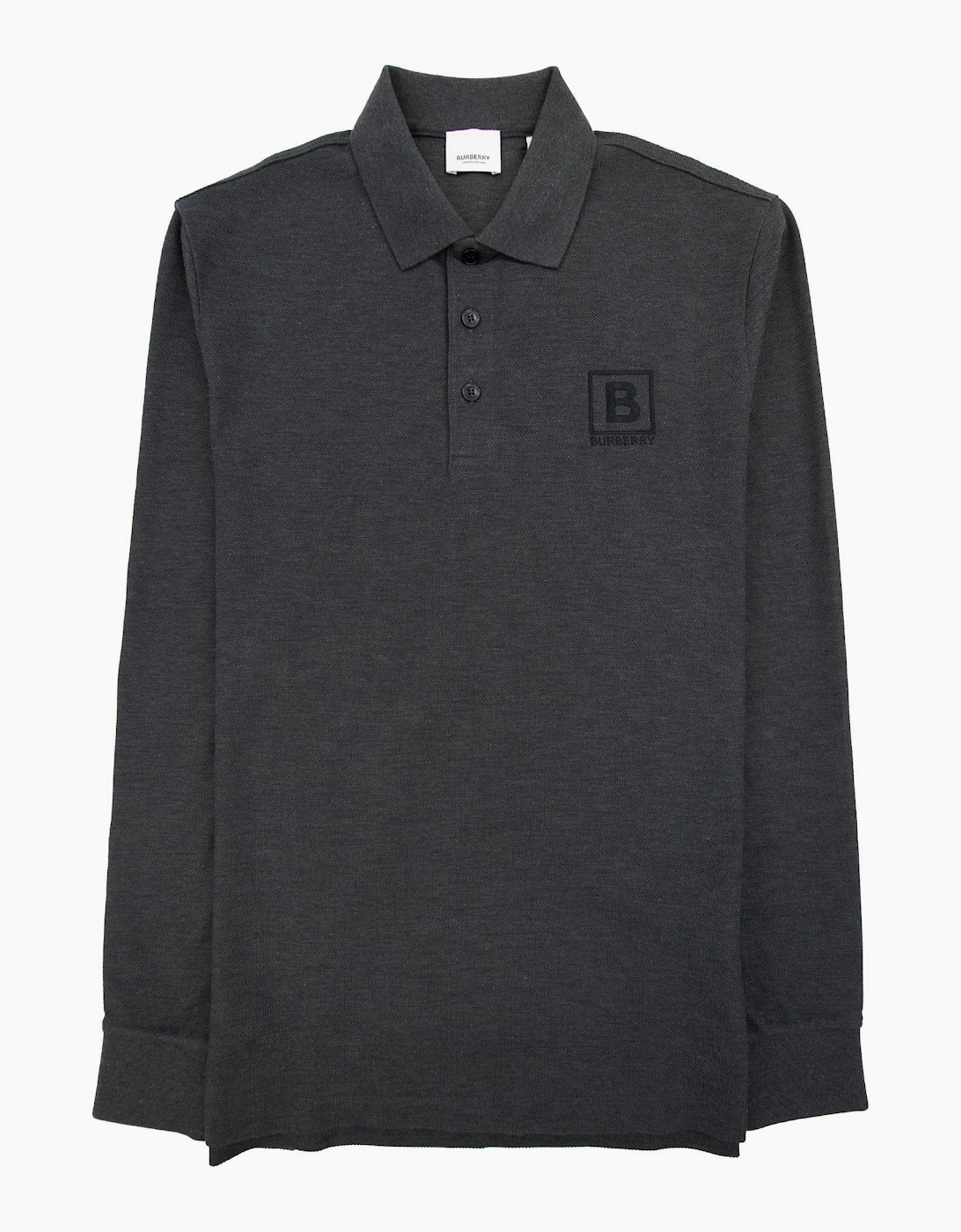 Burberry Gateforth L/s Polo Charcoal