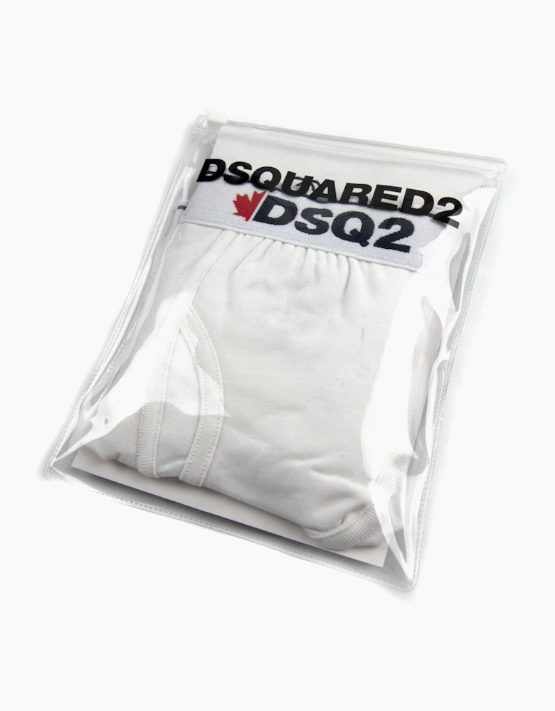 Dsquared2 DSQ2 Boxer Trunk White