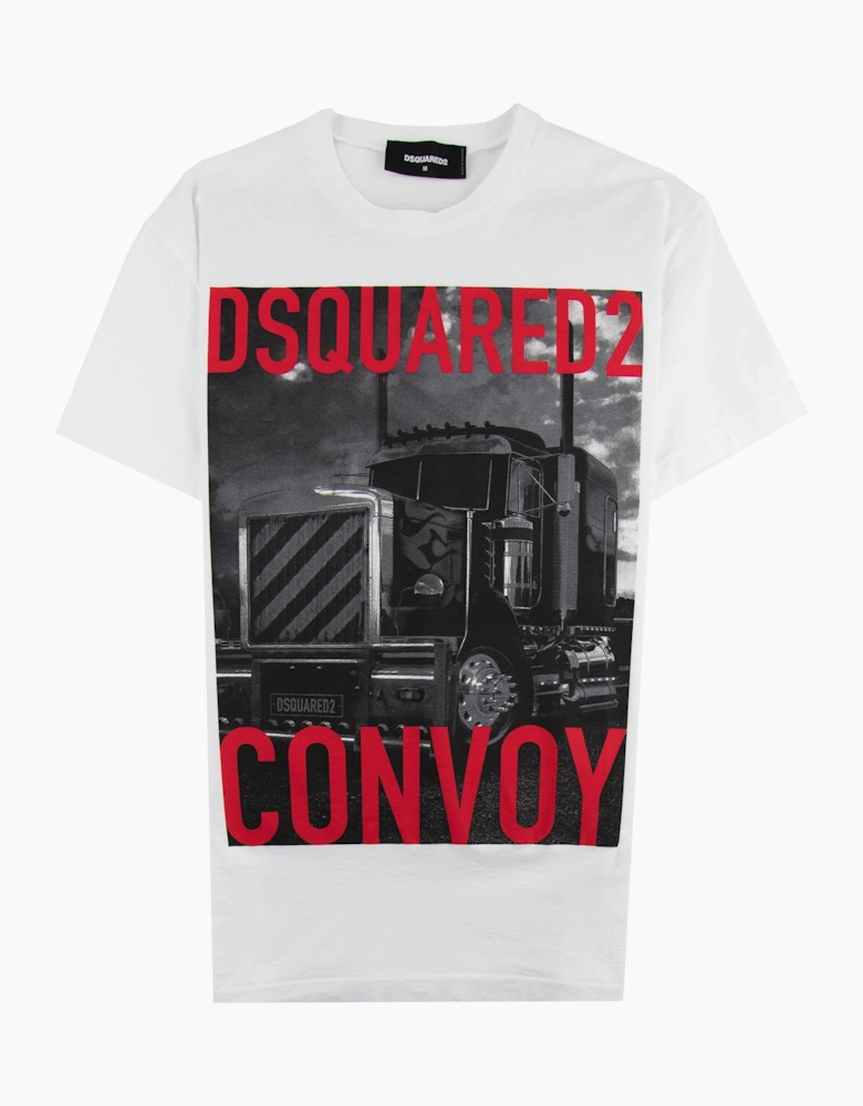 Dsquared2 Truck Convoy T-shirt White 100