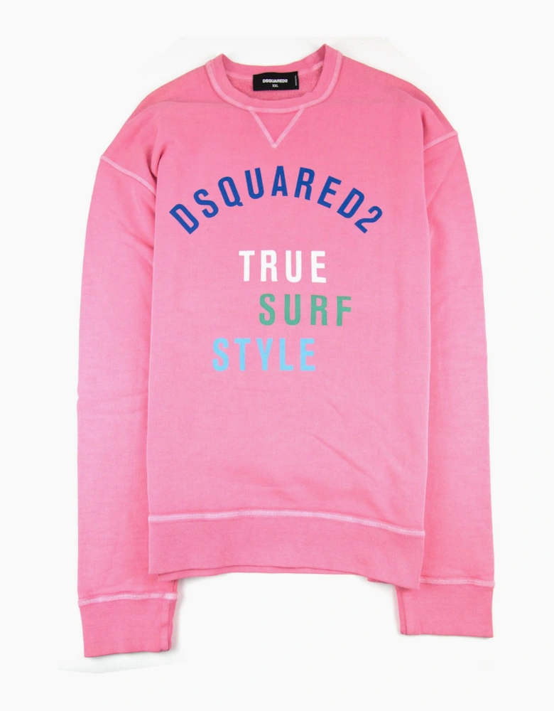 Dsquared2 True Surf Style Sweatshirt Pink