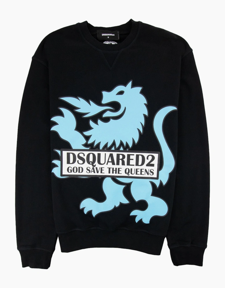 Dsquared2 God Save The Queens Sweatshirt Black