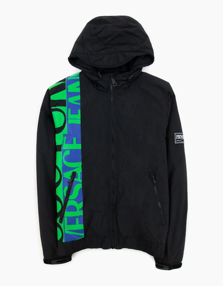 Versace Jeans Couture Logo Accent Jacket Black