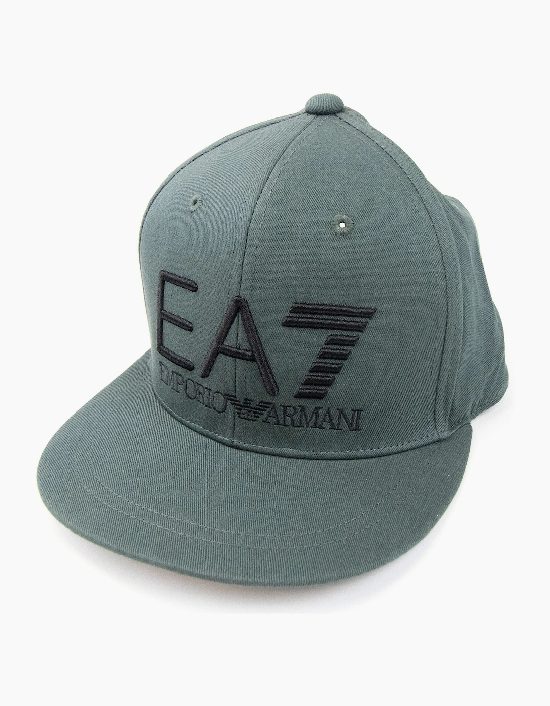 Ea7 Embroidered Logo Baseball Hat Forest Night, 3 of 2