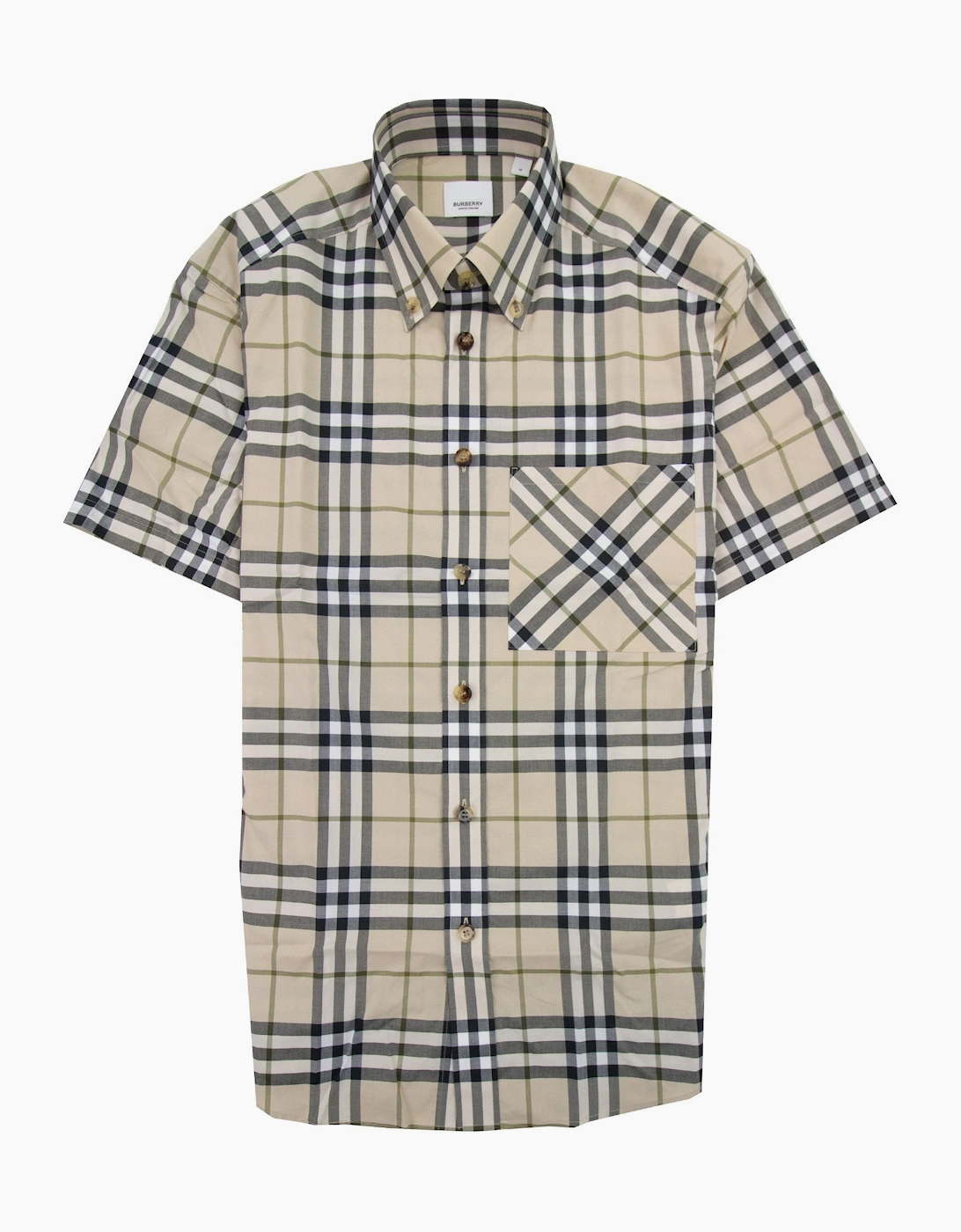 Burberry Soft Fawn Check Ss Shirt Soft Fawn Check