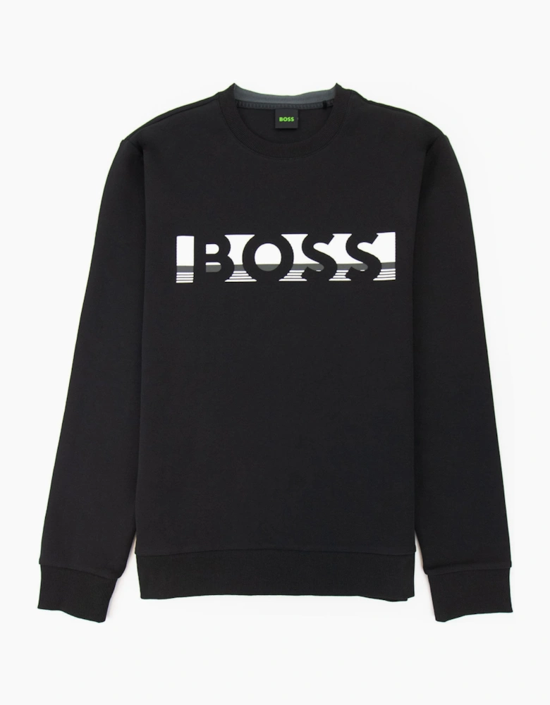 Hugo Boss Salbo 1 Crew Neck Sweat Black 001