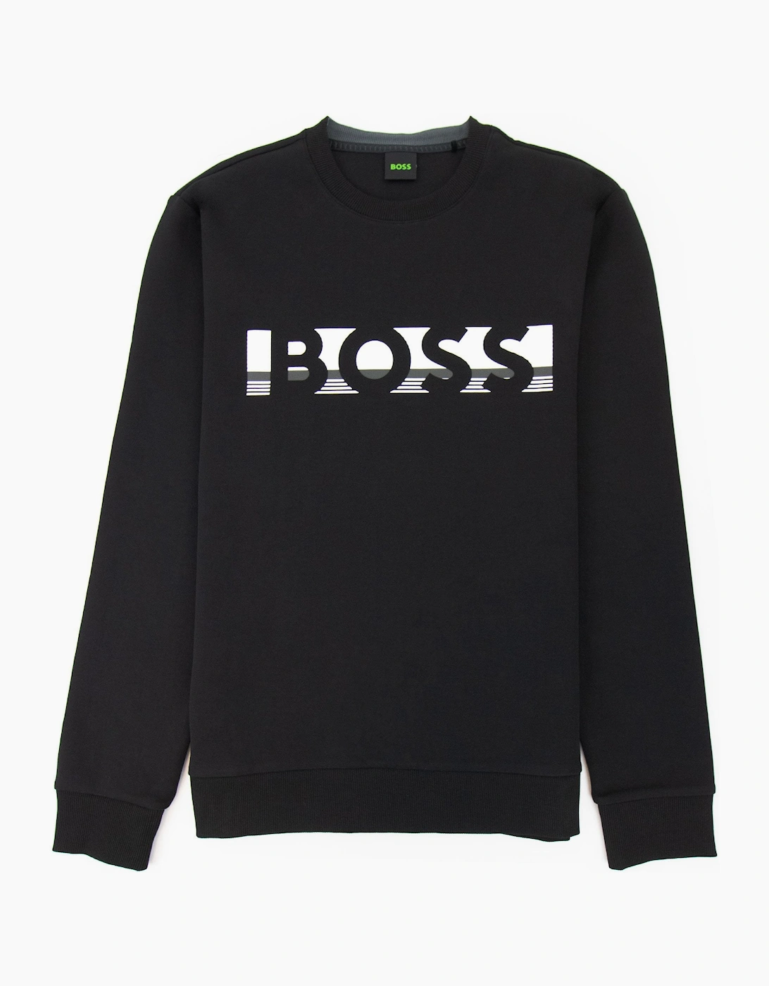 Hugo Boss Salbo 1 Crew Neck Sweat Black 001, 5 of 4