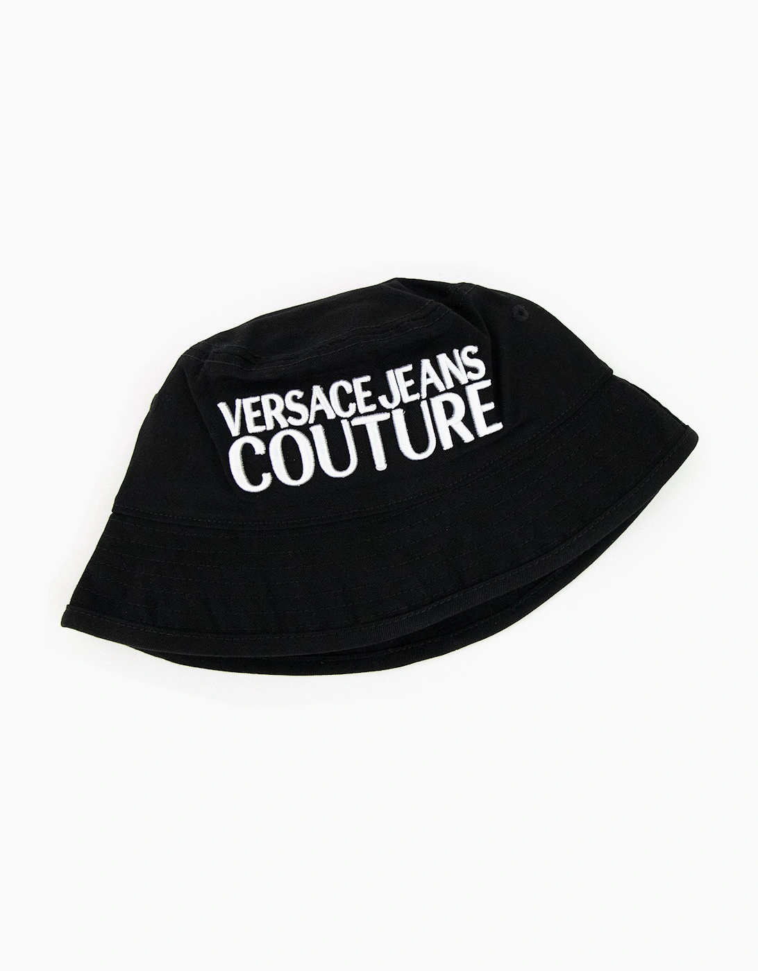 Versace Jeans Couture Logo Embroidered Fisherman Hat Black 899, 3 of 2