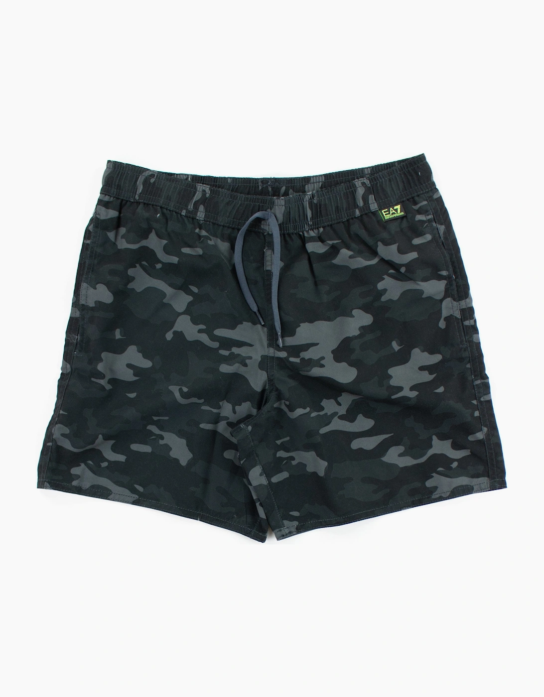Ea7 Junior Camouflage Print Swimming Shorts Black, 3 of 2