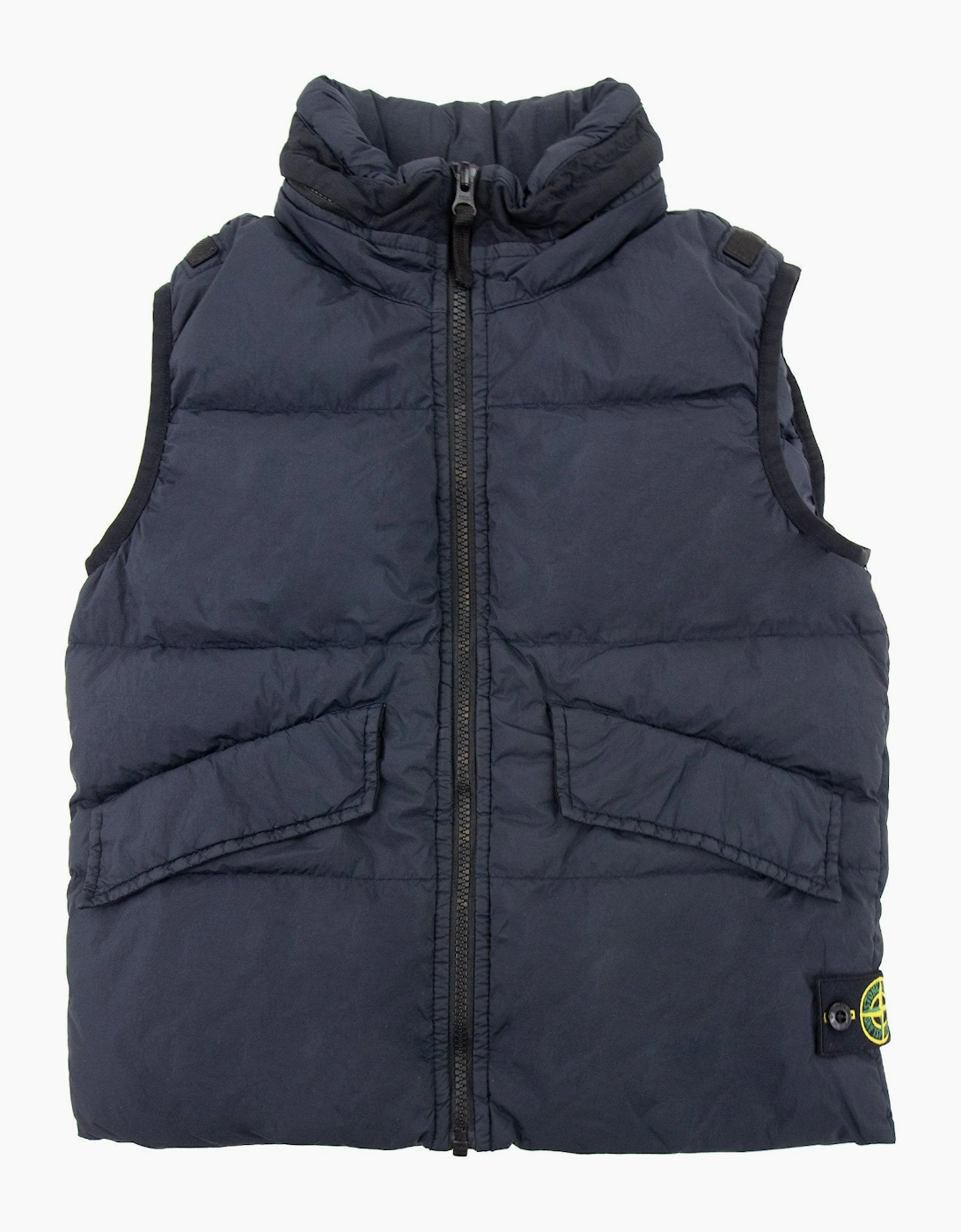 Stone Island Junior Q0123 Garment Dyed Crinkle Reps R-ny Down Navy V0020