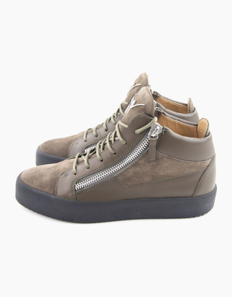 Giuseppe Zanotti Kriss Suede Mid-top Brown