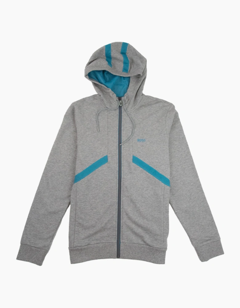 Hugo Boss Saggy 1 Mesh Hoodie Grey/Teal