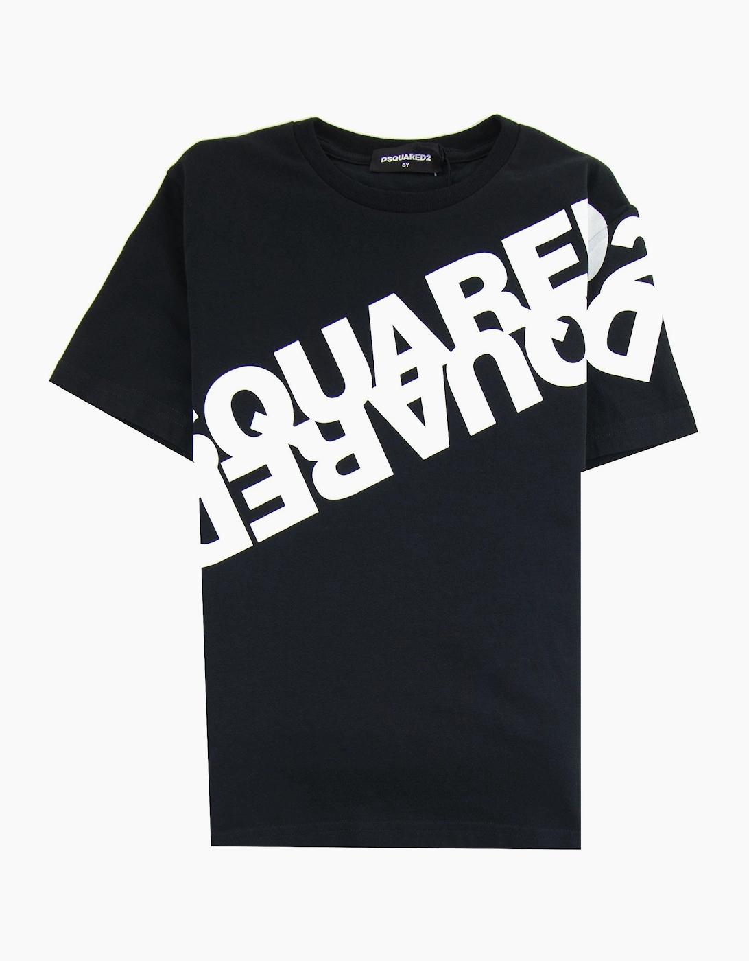 Dsquared2 Kids Mirrored Logo T-shirt Black