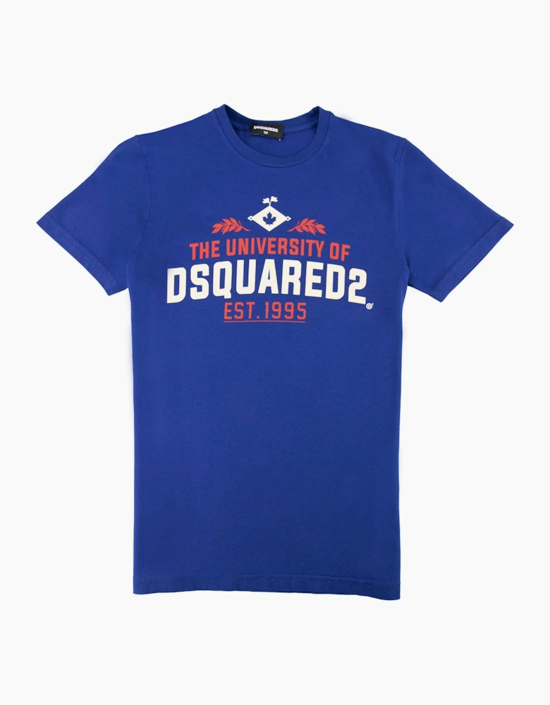 Dsquared2 Kids University Of Dsquared Tshirt Blue