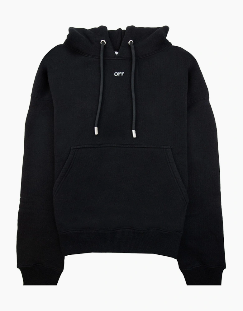Off White Vibe Arrow Skate Hoodie Black/aqua