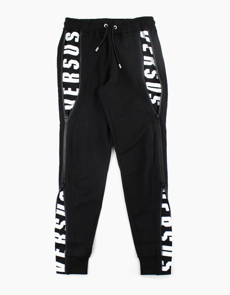 Versace Versus Zip Leg Bottoms Black