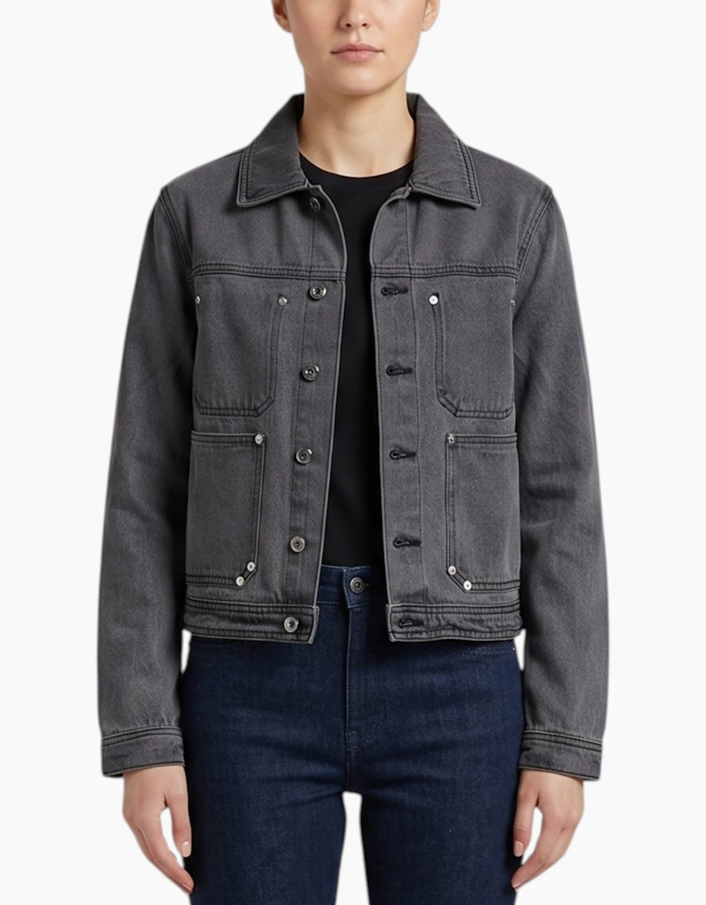 TOP LOOK Womens Denim Jacket Regular Fit Ladies Top