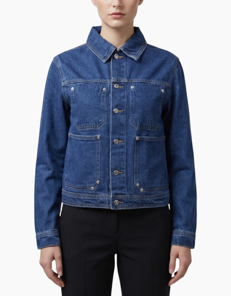 TOP LOOK Womens Denim Jacket Regular Fit Ladies Top