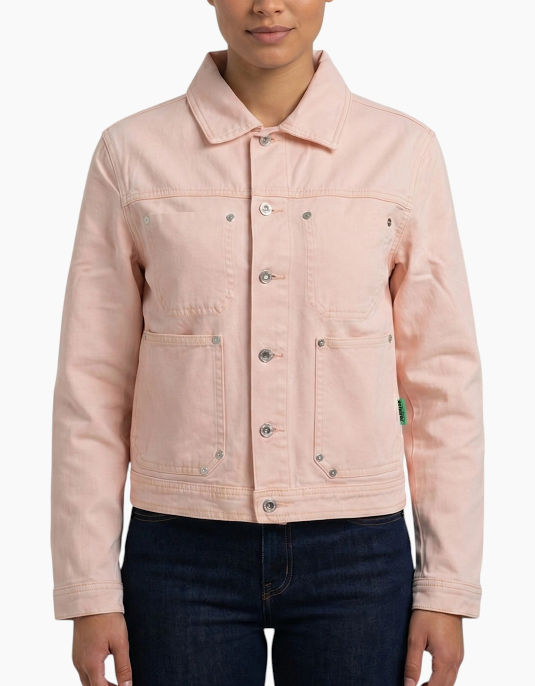 TOP LOOK Womens Denim Jacket Regular Fit Ladies Top, 3 of 2