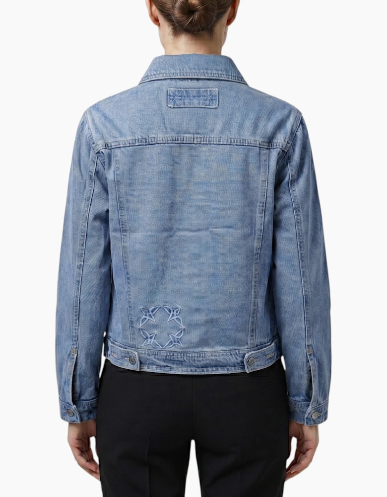 TOP LOOK Womens Denim Jacket Regular Fit Ladies Top