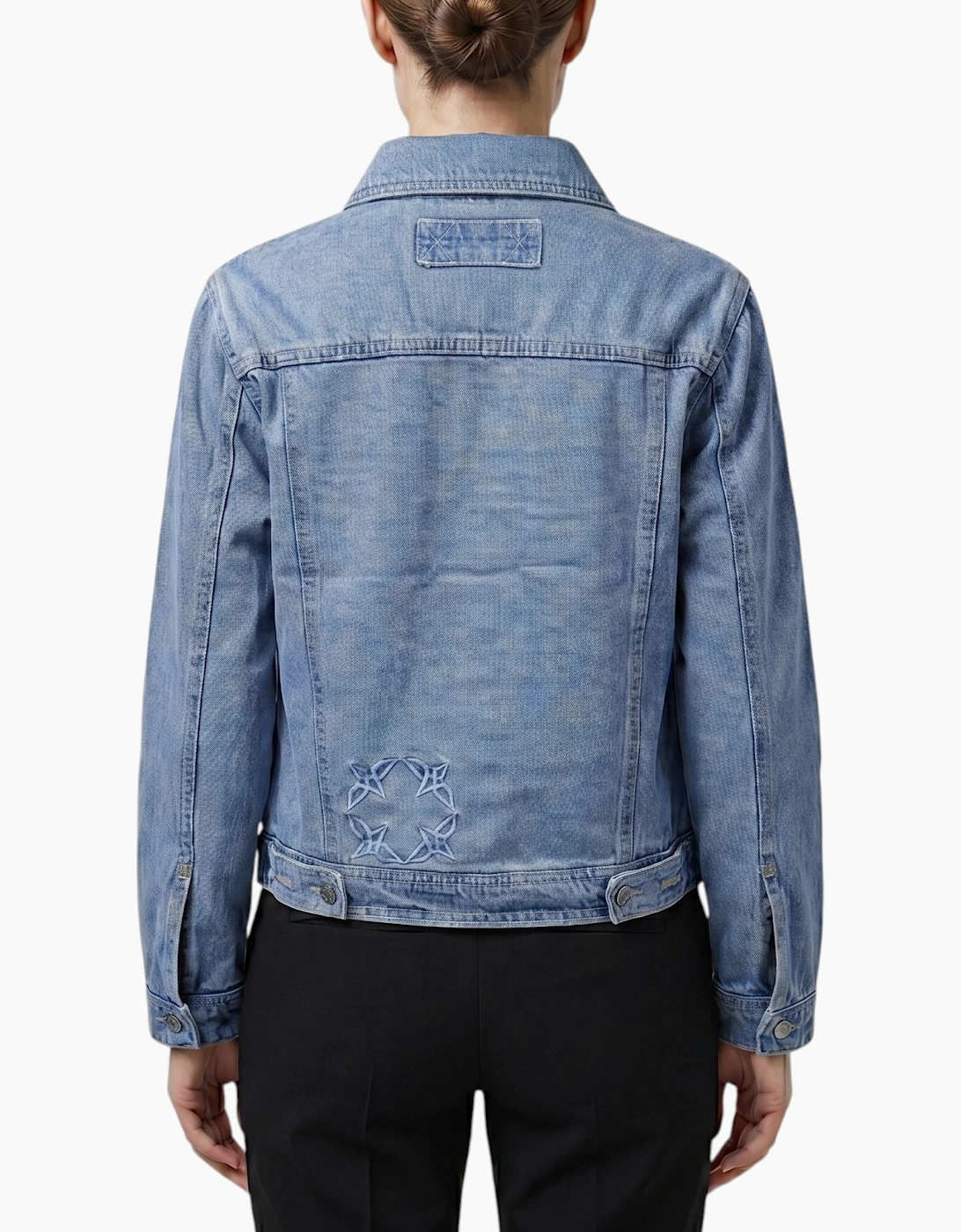 TOP LOOK Womens Denim Jacket Regular Fit Ladies Top