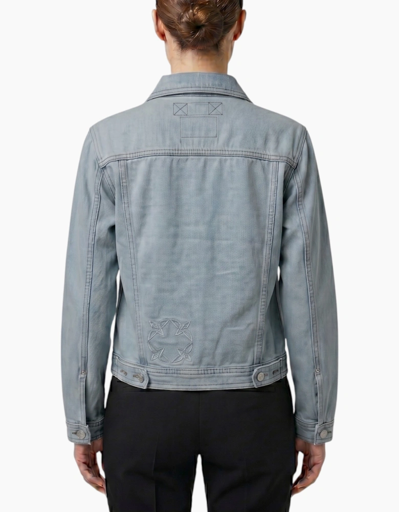 TOP LOOK Womens Denim Jacket Regular Fit Ladies Top