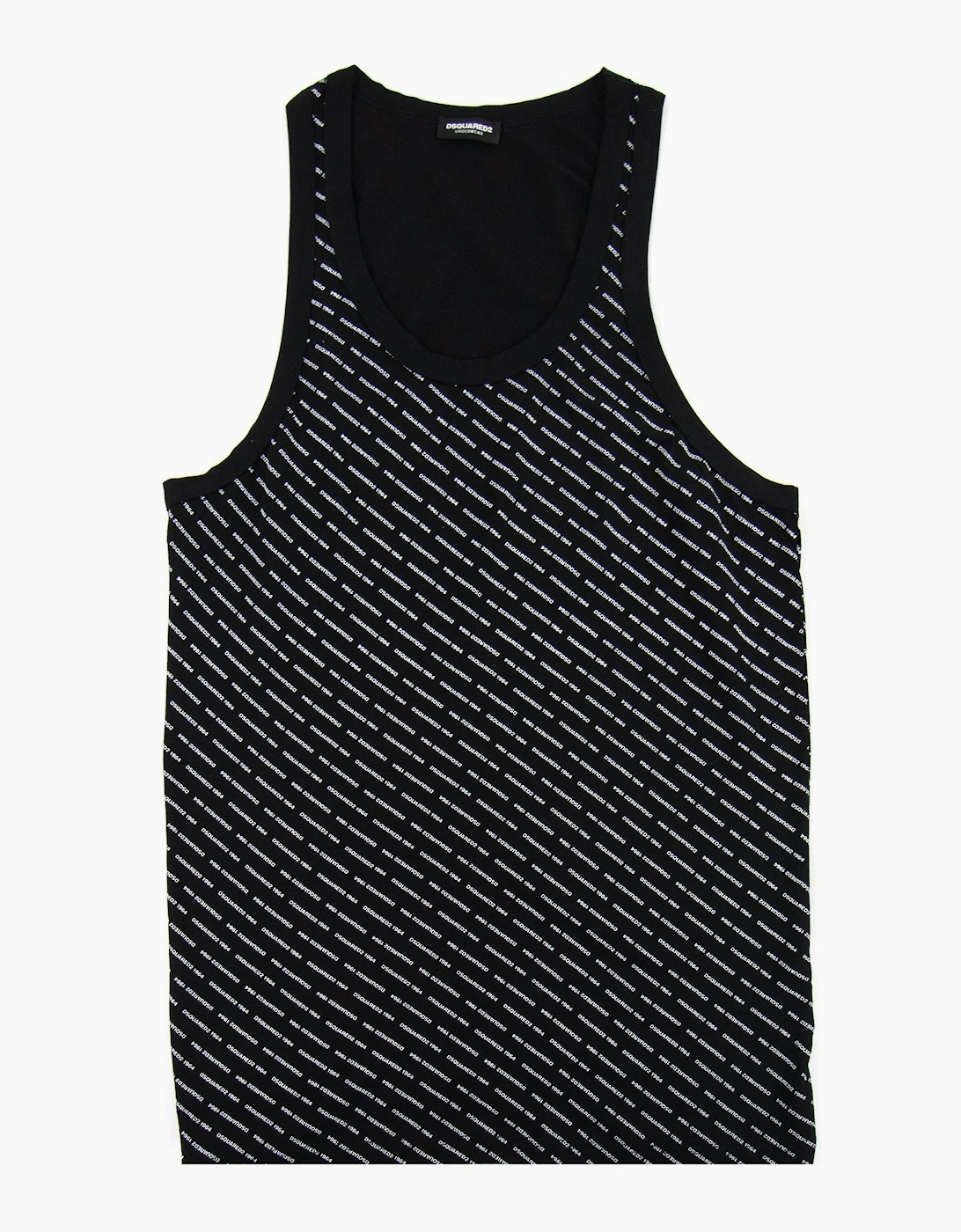 Dsquared2 Mini Logo Tank Top Black, 3 of 2