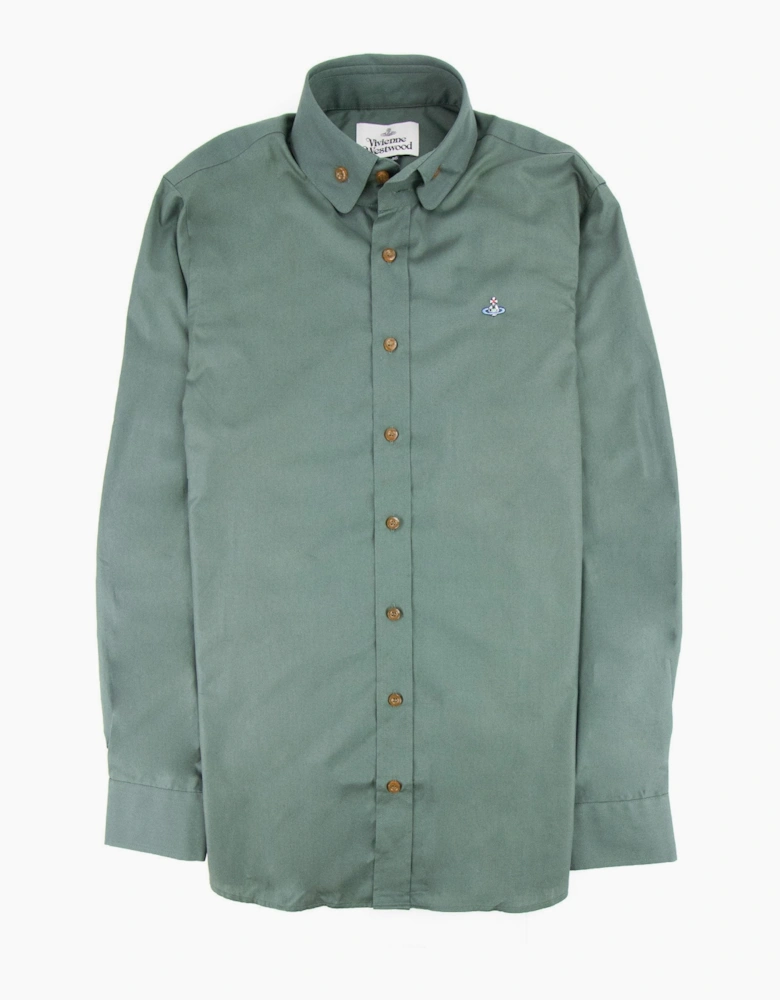 Vivienne Westwood Double Button Shirt Green