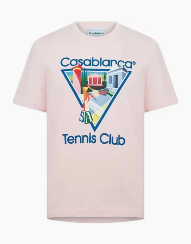 Casablanca Tennis Club La Joueuse T-Shirt Pink