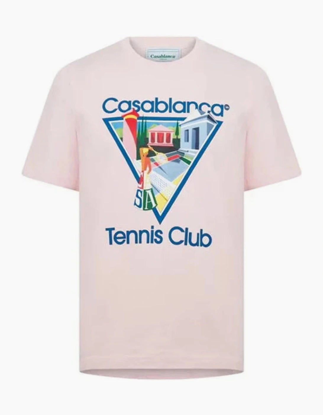 Casablanca Men's Casablanca Tennis Club La Joueuse T-Shirt Pink