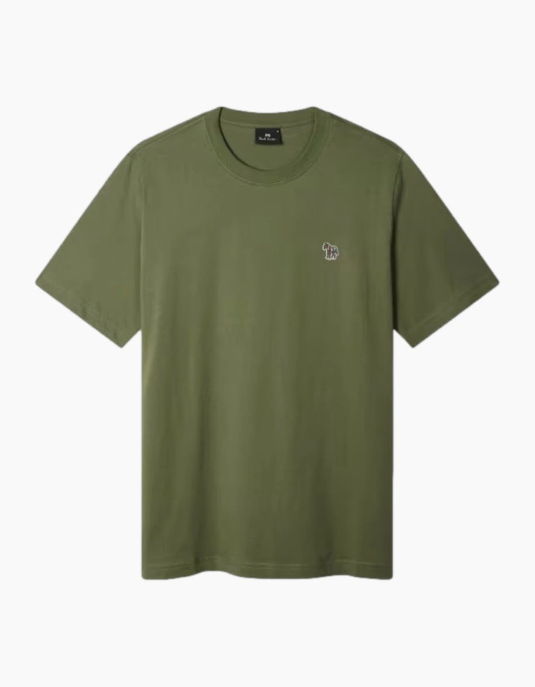 PS Paul Smith Reg Fit Zebra T-Shirt 35E Green
