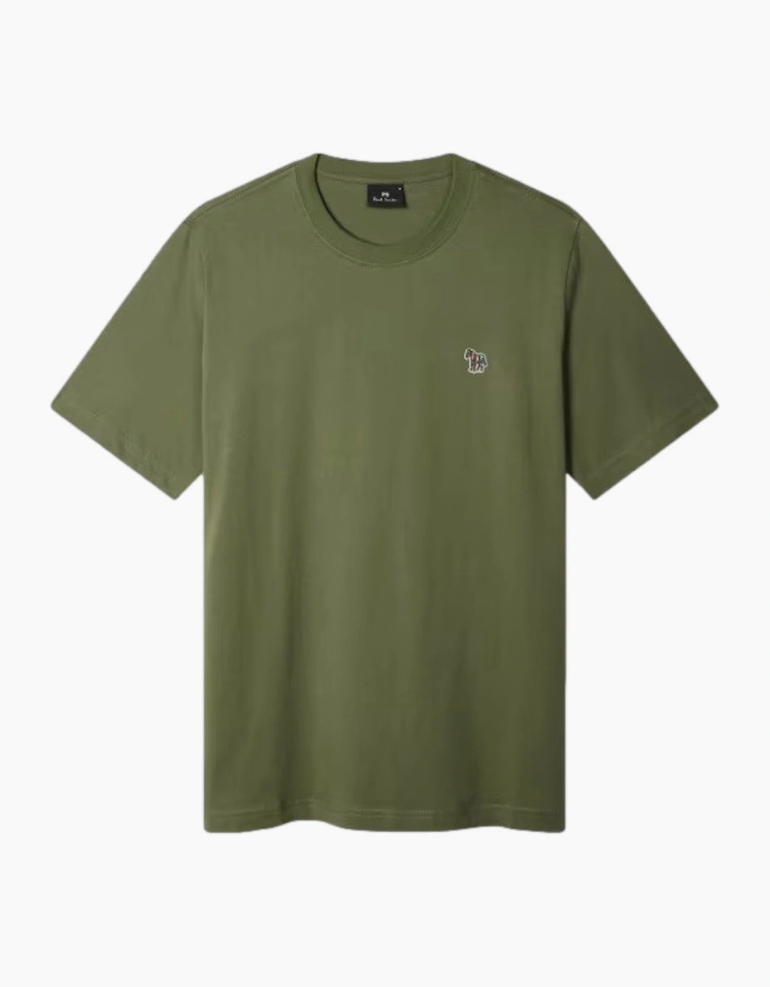 PS Paul Smith Reg Fit Zebra T-Shirt 35E Green