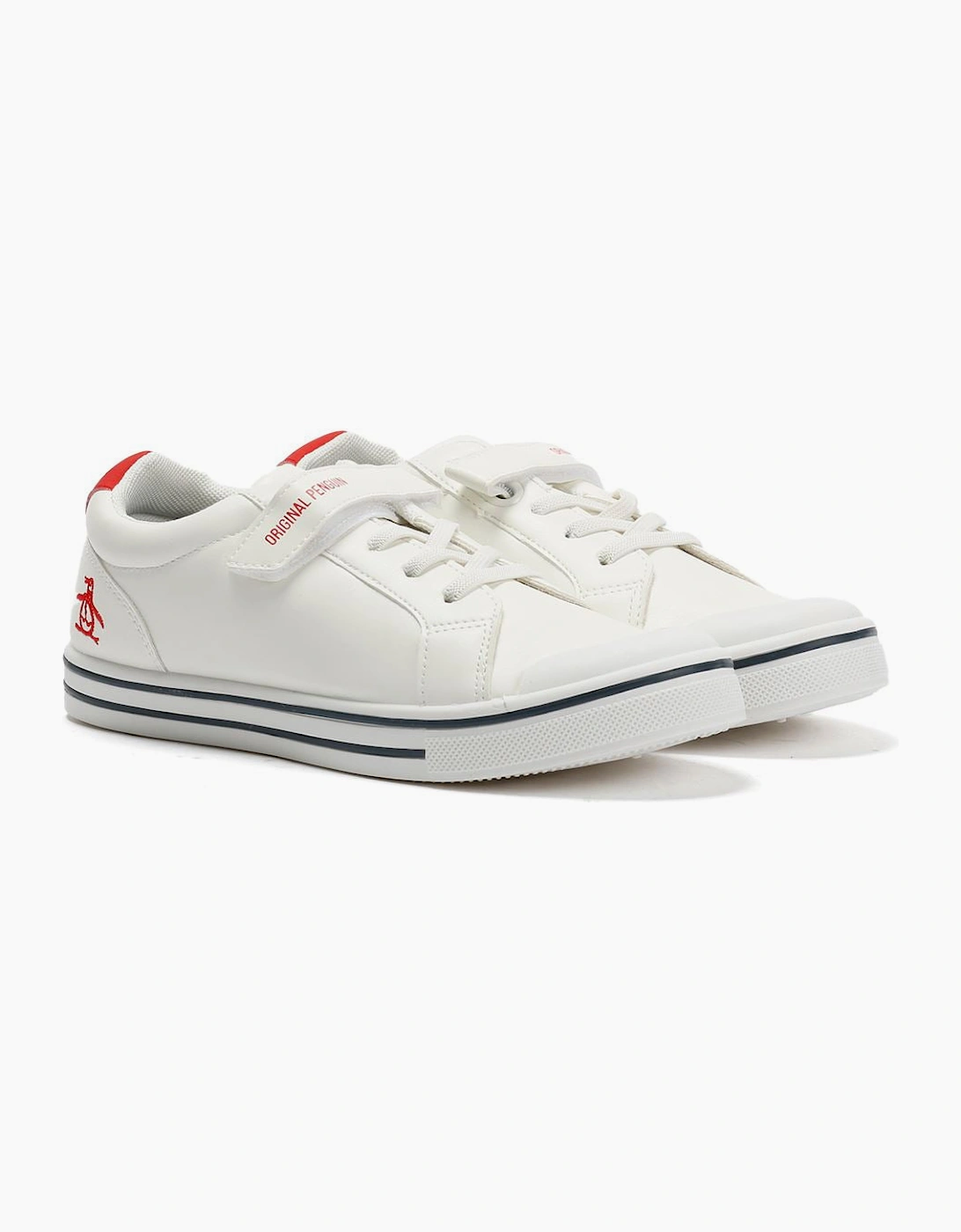 Penguin Junior Rainbow White Trainers, 9 of 8