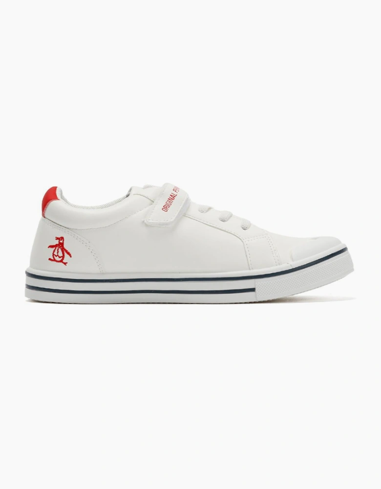 Penguin Junior Rainbow White Trainers