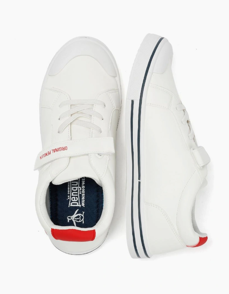 Penguin Junior Rainbow White Trainers