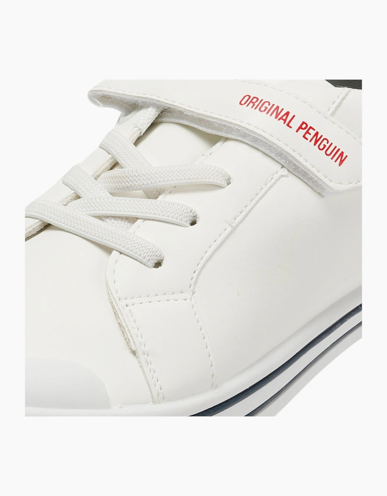 Penguin Junior Rainbow White Trainers