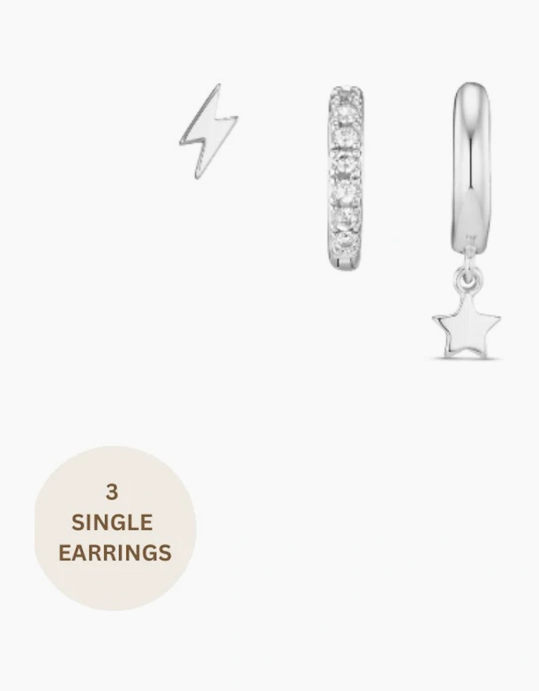 Orelia Lightning and Star Ear Party (SILVER)