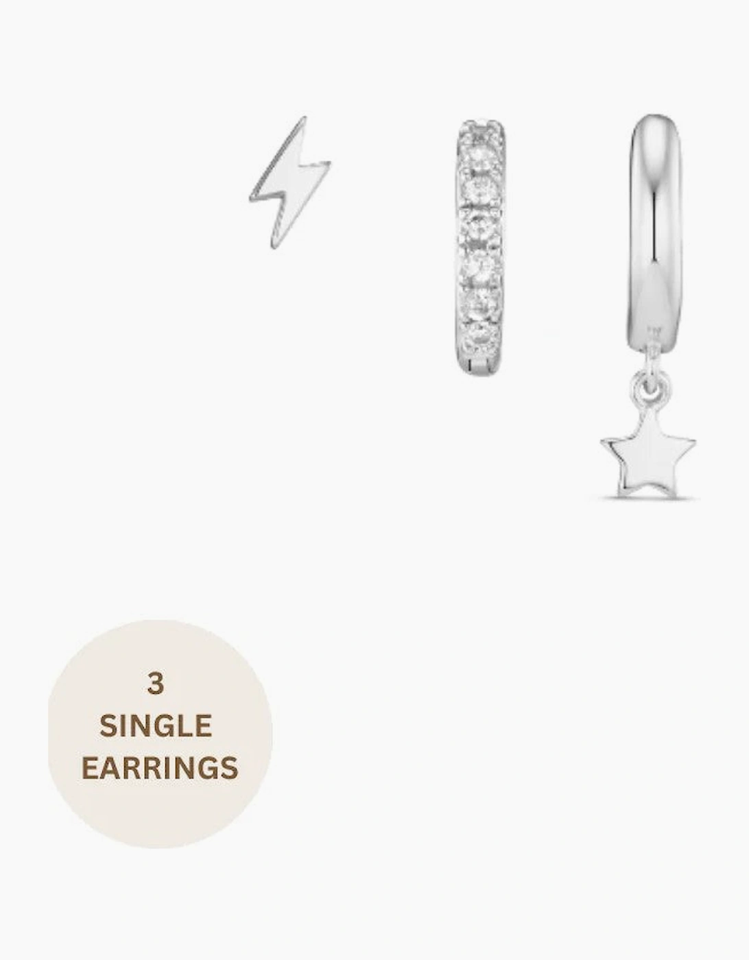 Orelia Lightning and Star Ear Party (SILVER), 2 of 1
